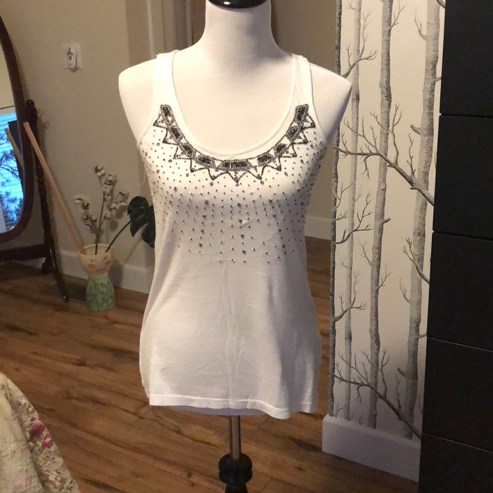 Old Navy bead embellished tank